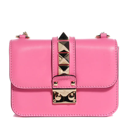 Valentino Garavani Vitello Mini Glam Lock Rockstud Flap Ninphea 1 of 9