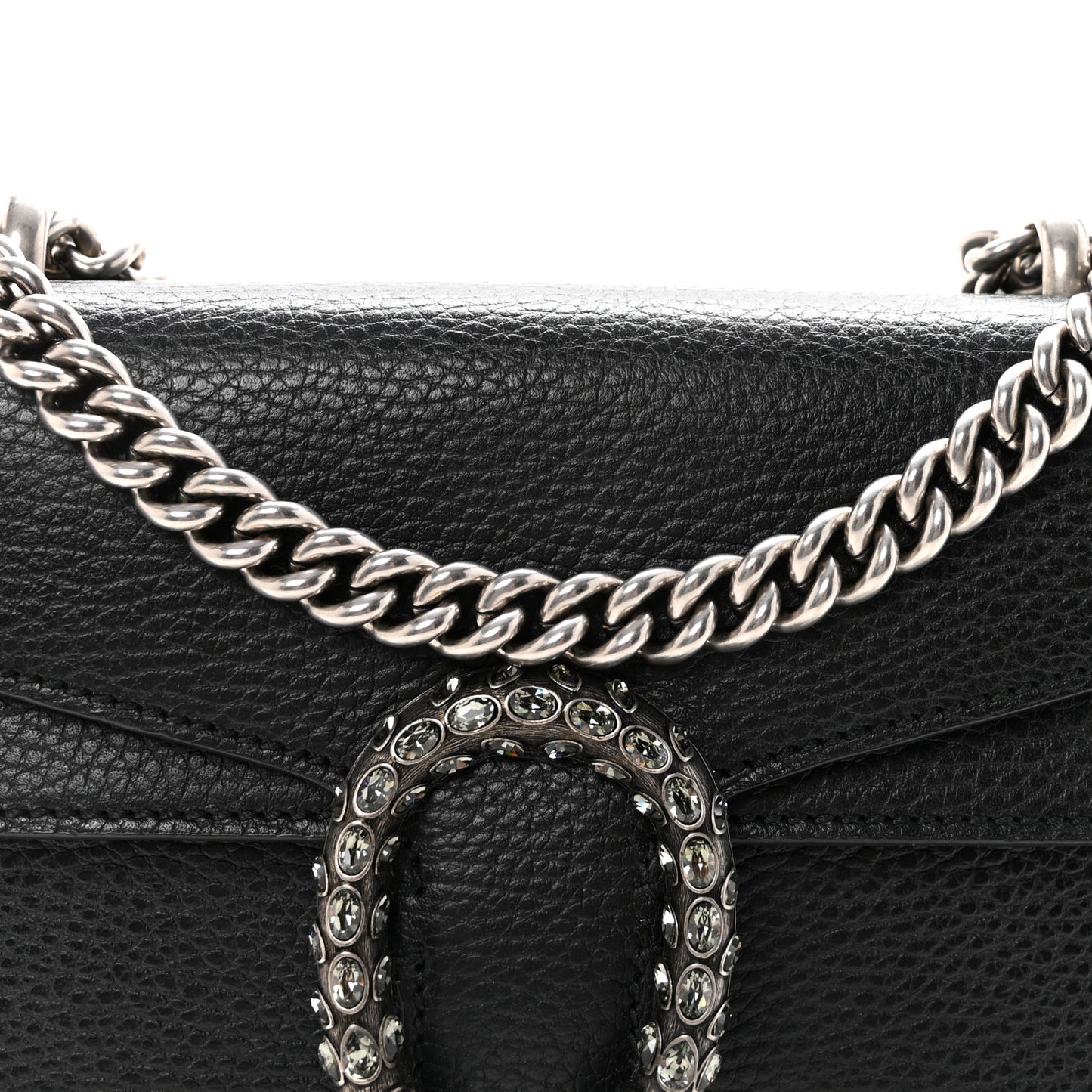 Calfskin Mini Dionysus Shoulder Bag Black