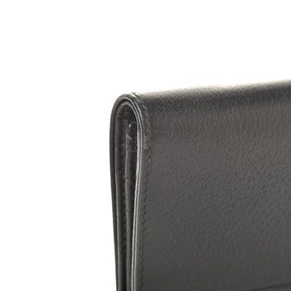 Gucci Calfskin Crystal Double G Card Case Black 8 of 10