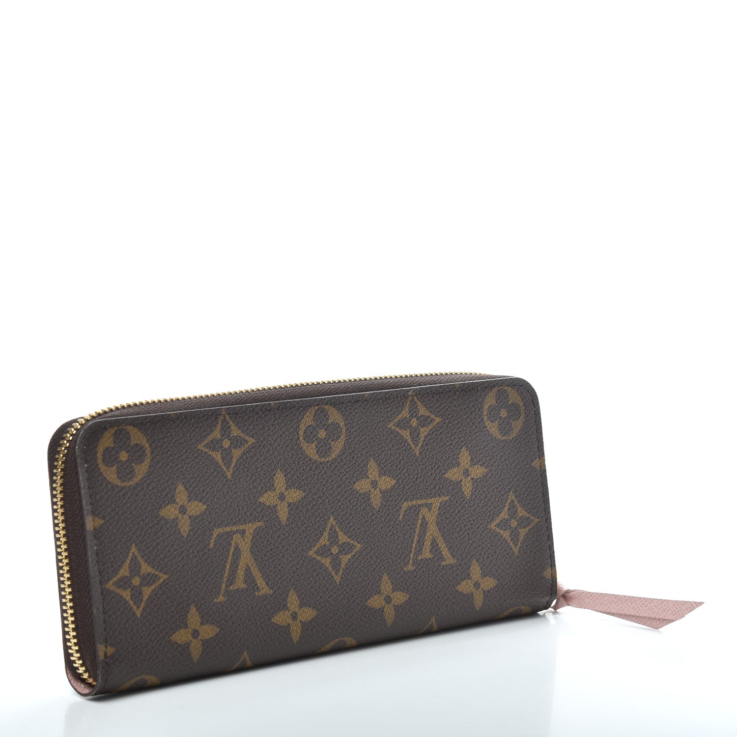 Louis Vuitton Monogram Clemence Wallet Rose Ballerine 2 of 6
