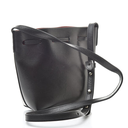 Mansur Gavriel Calfskin Mini Mini Bucket Bag Black Flamma 3 of 16