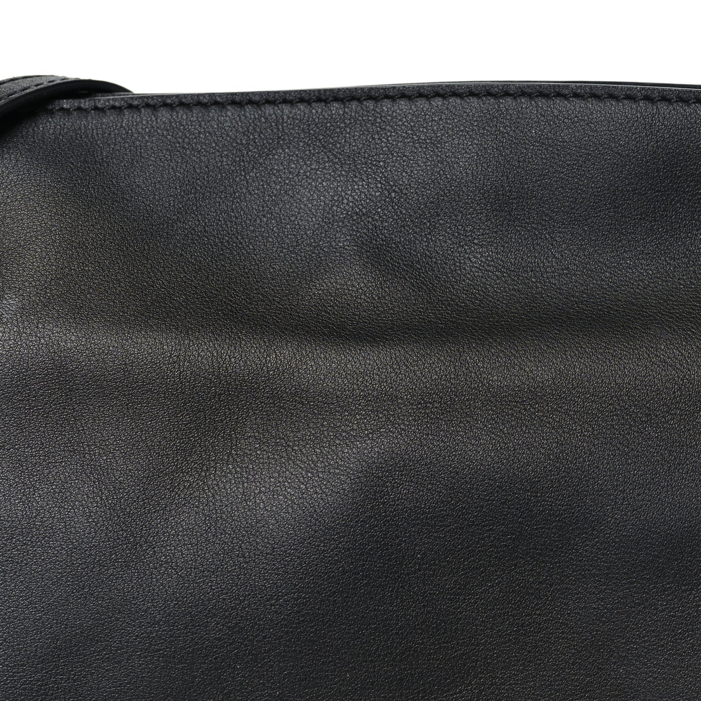 Calfskin Mini Flamenco Knot Clutch Black