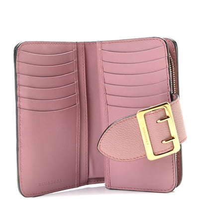 Burberry Grainy Calfskin Buckle Detail Zip Wallet Dusty Pink 6 of 10