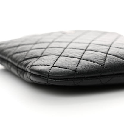 Chanel Aged Calfskin Quilted Crossbody Bag Black 10 of 12