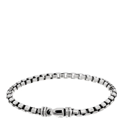David Yurman Sterling Silver 5mm Box Chain Bracelet 2 of 5