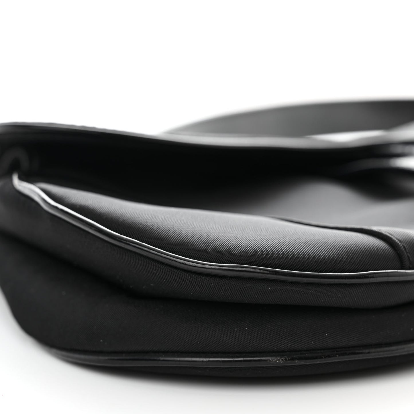 Nylon Saddle bag Black