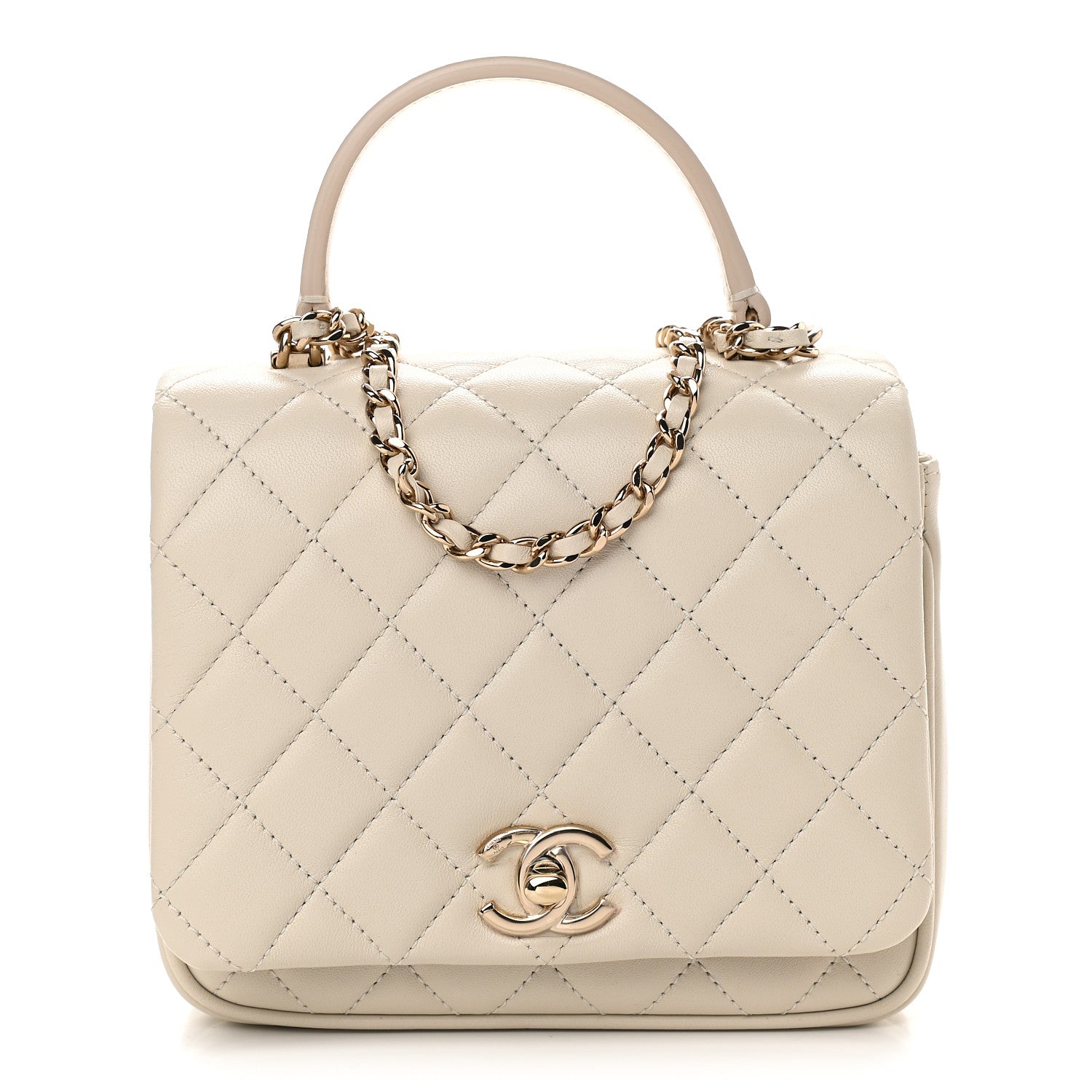 Chanel Lambskin Quilted Mini Citizen Chic Flap Ivory 1 of 9