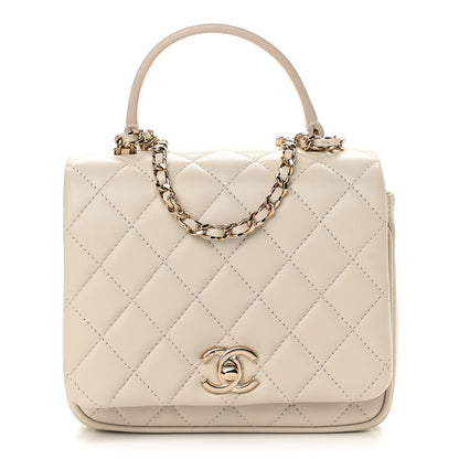 Chanel Lambskin Quilted Mini Citizen Chic Flap Ivory 1 of 9