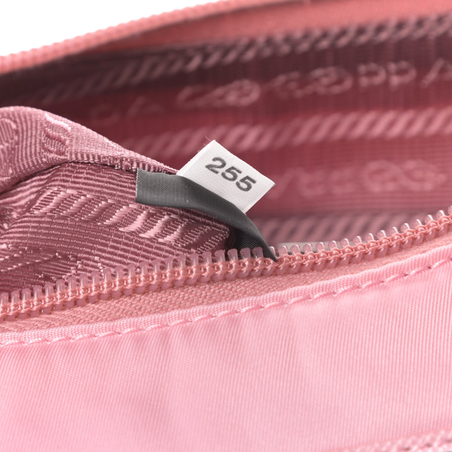 Tessuto Nylon Saffiano Mini Re-Edition 2000 Bag Rosa