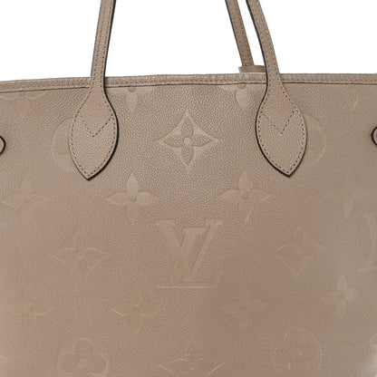 Louis Vuitton Empreinte Monogram Giant Neverfull MM Tourterelle 8 of 12