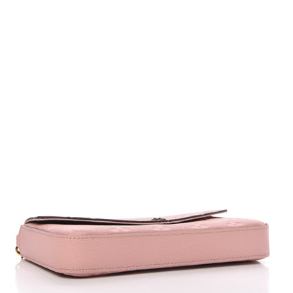 Louis Vuitton Empreinte Pochette Felicie Chain Wallet Rose Poudre 4 of 10