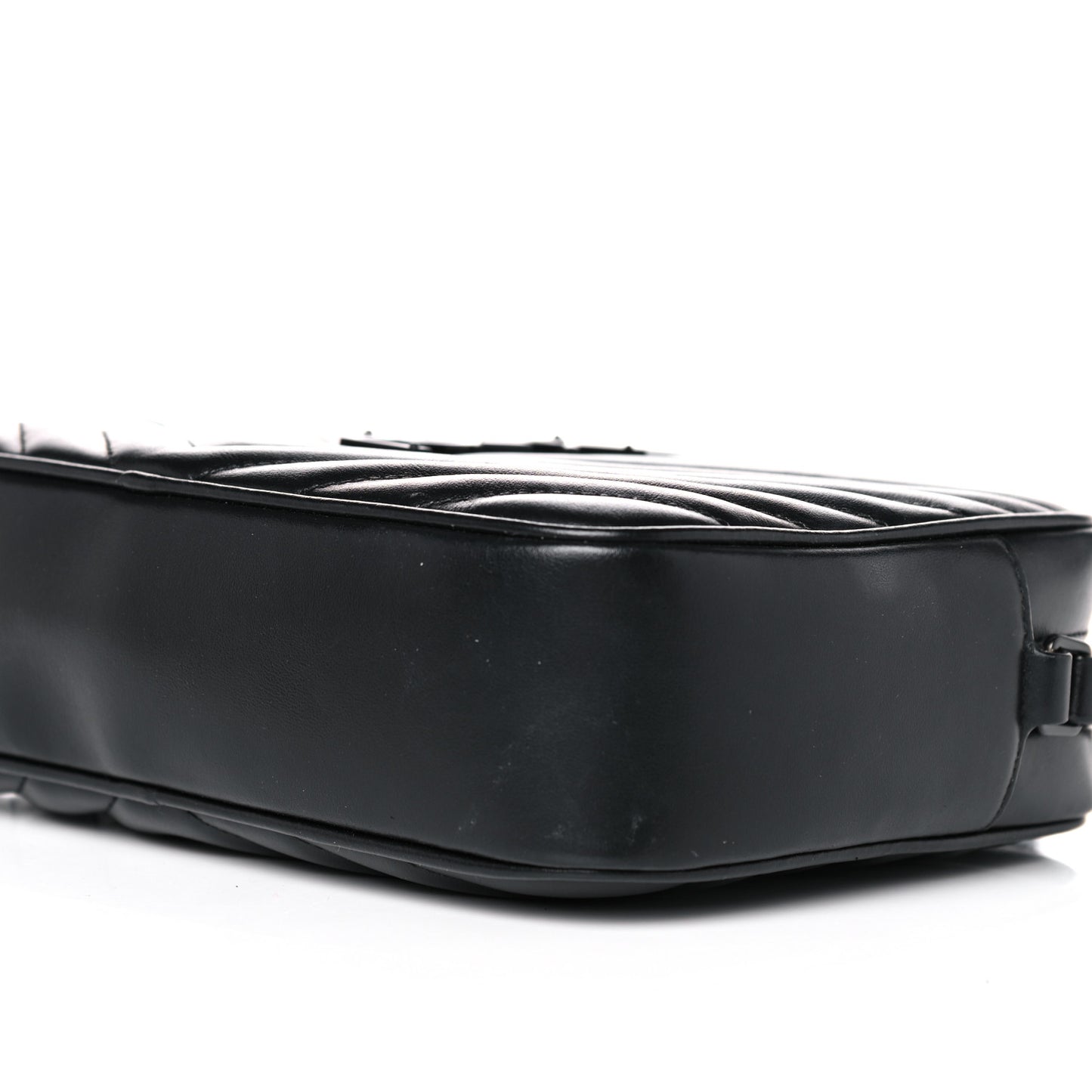Calfskin Matelasse Monogram Lou Camera Bag Black