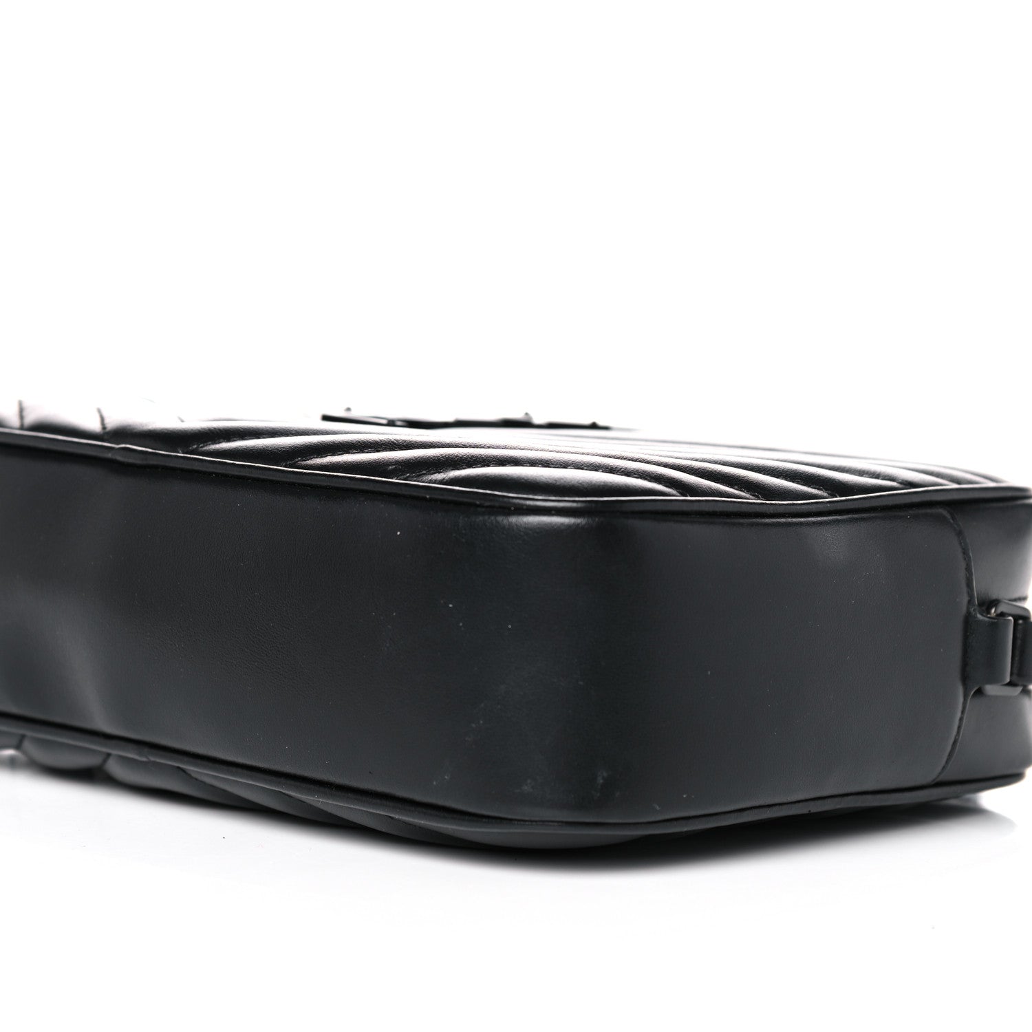 Saint Laurent Calfskin Matelasse Monogram Lou Camera Bag Black 9 of 10