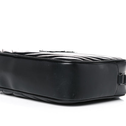 Saint Laurent Calfskin Matelasse Monogram Lou Camera Bag Black 9 of 10