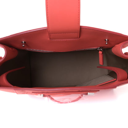 MCM Calfskin Ottomar Monogram Essential Bucket Bag Hot Coral 4 of 4