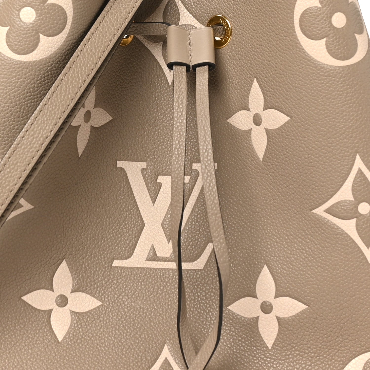 Louis Vuitton Empreinte Monogram Giant Neonoe MM Tourterelle Creme 8 of 10