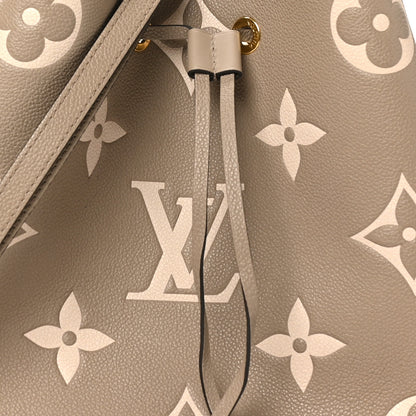 Louis Vuitton Empreinte Monogram Giant Neonoe MM Tourterelle Creme 8 of 10