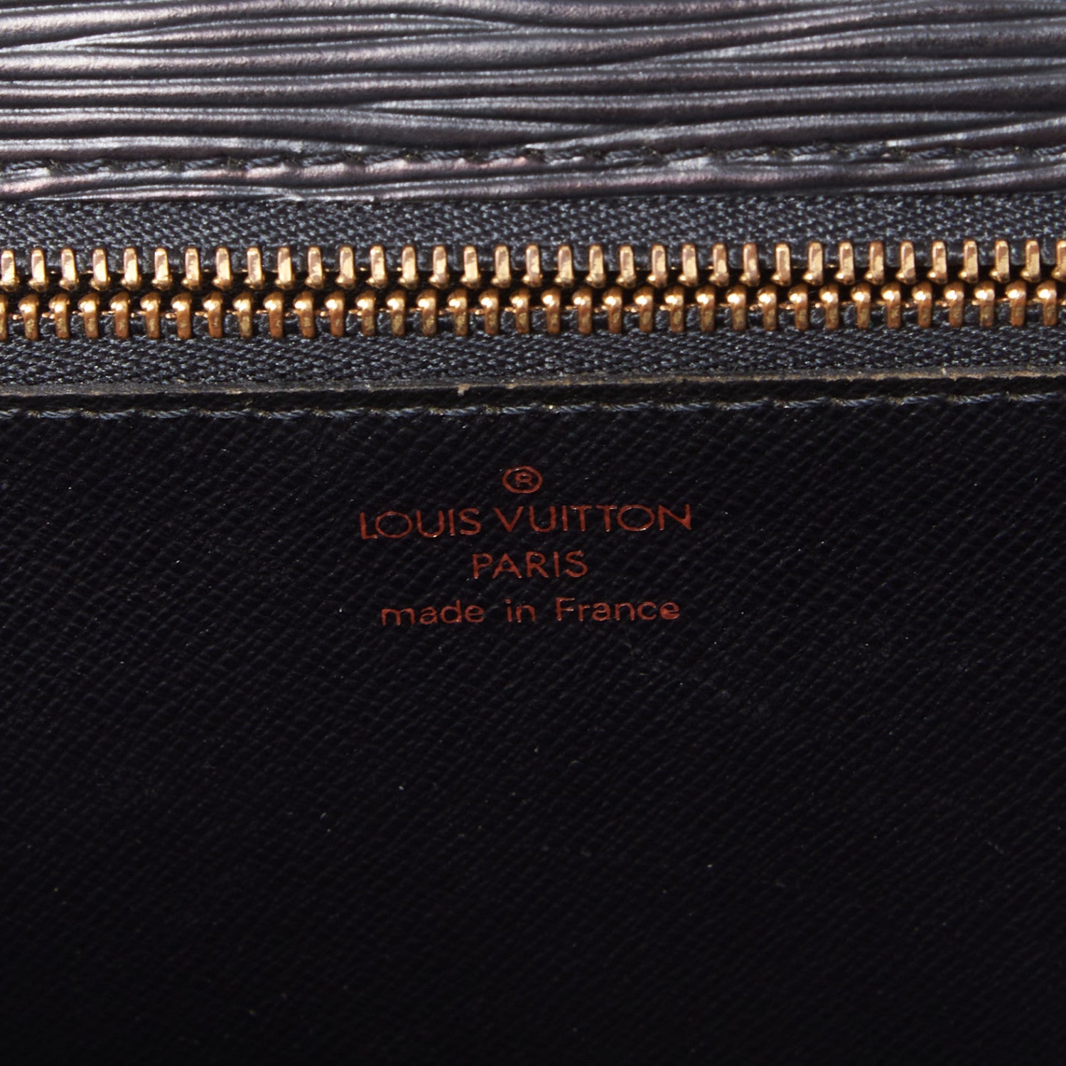 Louis Vuitton Epi Pochette Sellier Dragonne Clutch Black 7 of 8