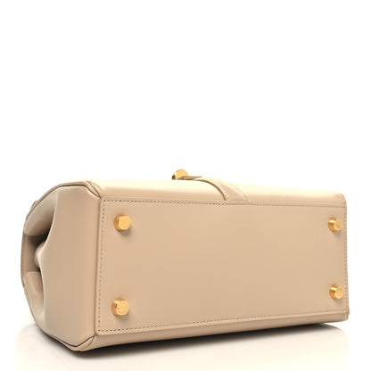 Celine Satinated Calfskin Small 16 Top Handle Bag Beige 4 of 11