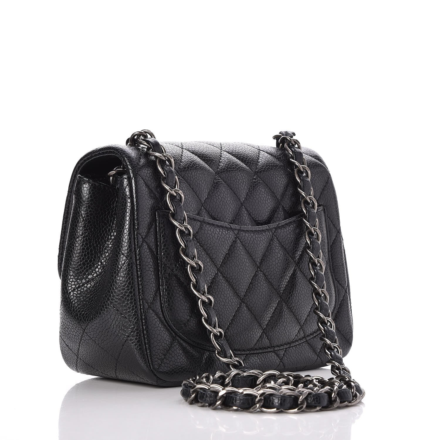 Chanel Caviar Quilted Mini Square Flap Black 3 of 8