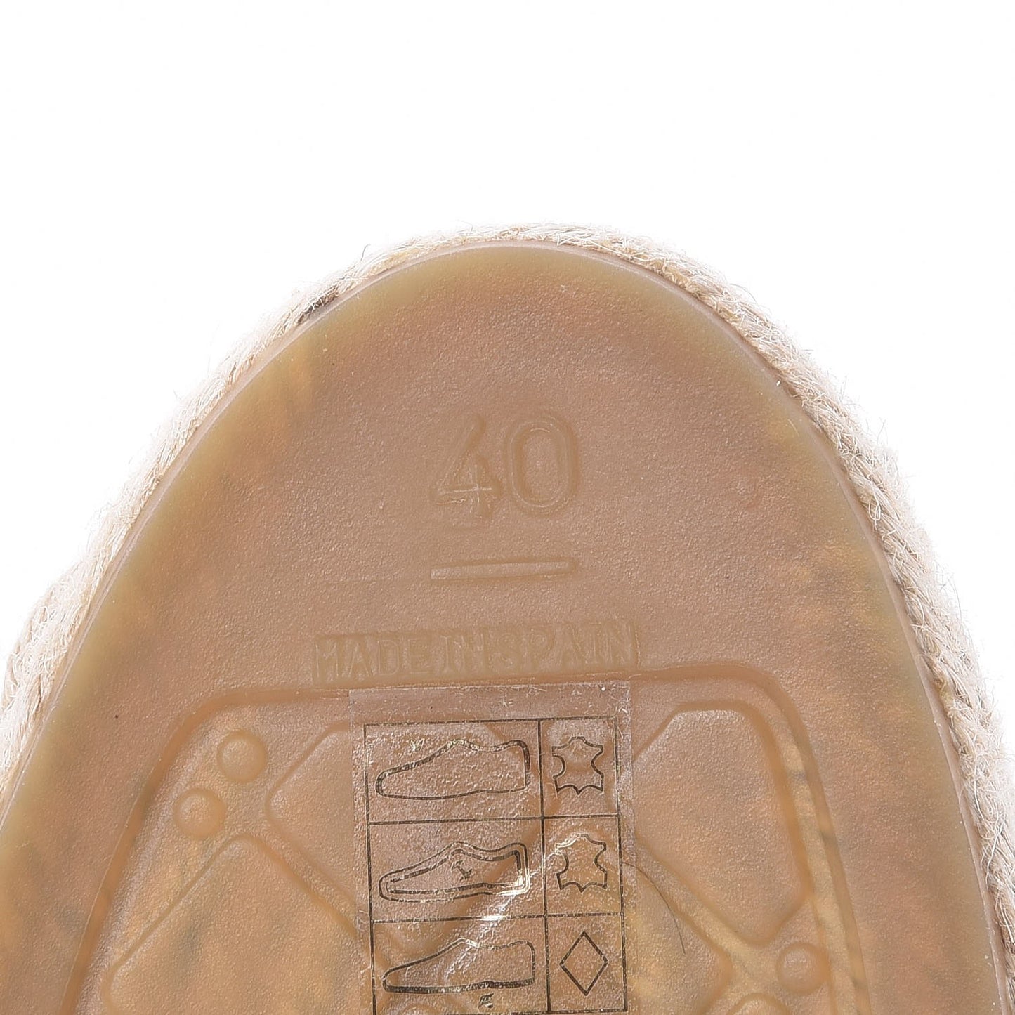 Lambskin CC Espadrilles 40 Black