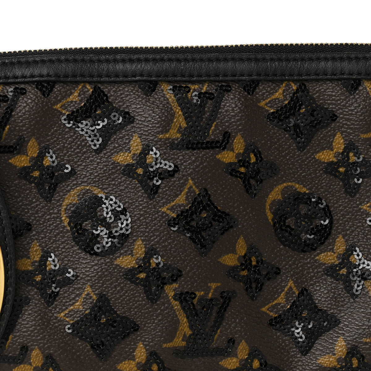 Monogram Sequins Eclipse Pochette Noir
