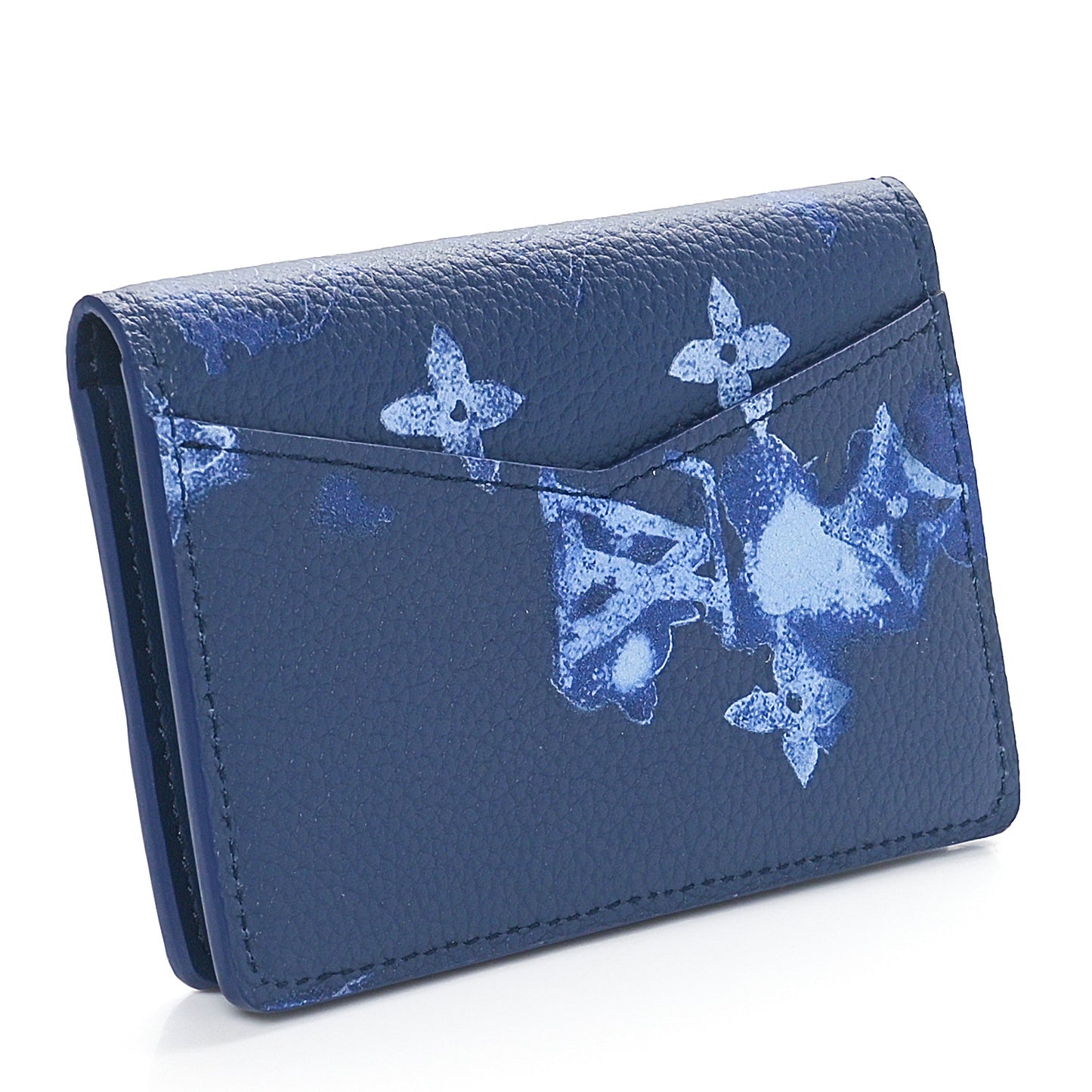 Monogram Ink Watercolor Pocket Organizer
