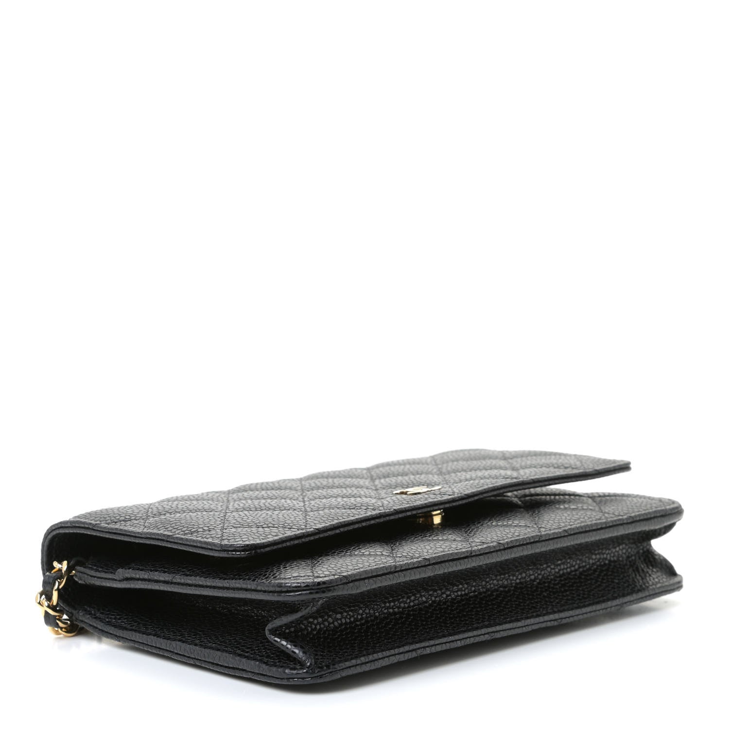Chanel Caviar Quilted Wallet On Chain WOC Black 4 of 11