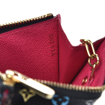 Louis Vuitton Monogram Multicolor Key Pouch Black Grenade 7 of 7