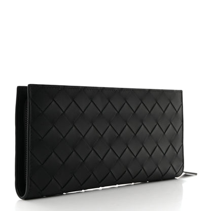 Bottega Veneta Nappa Intrecciato Zip Around Wallet Black 3 of 8