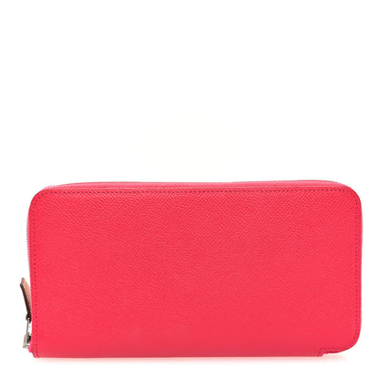 Hermes Epsom Silk'In Wallet Rose Extreme 1 of 8