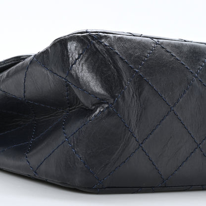 Chanel Aged Calfskin Quilted 2.55 Reissue 227 Flap Navy 8 of 9