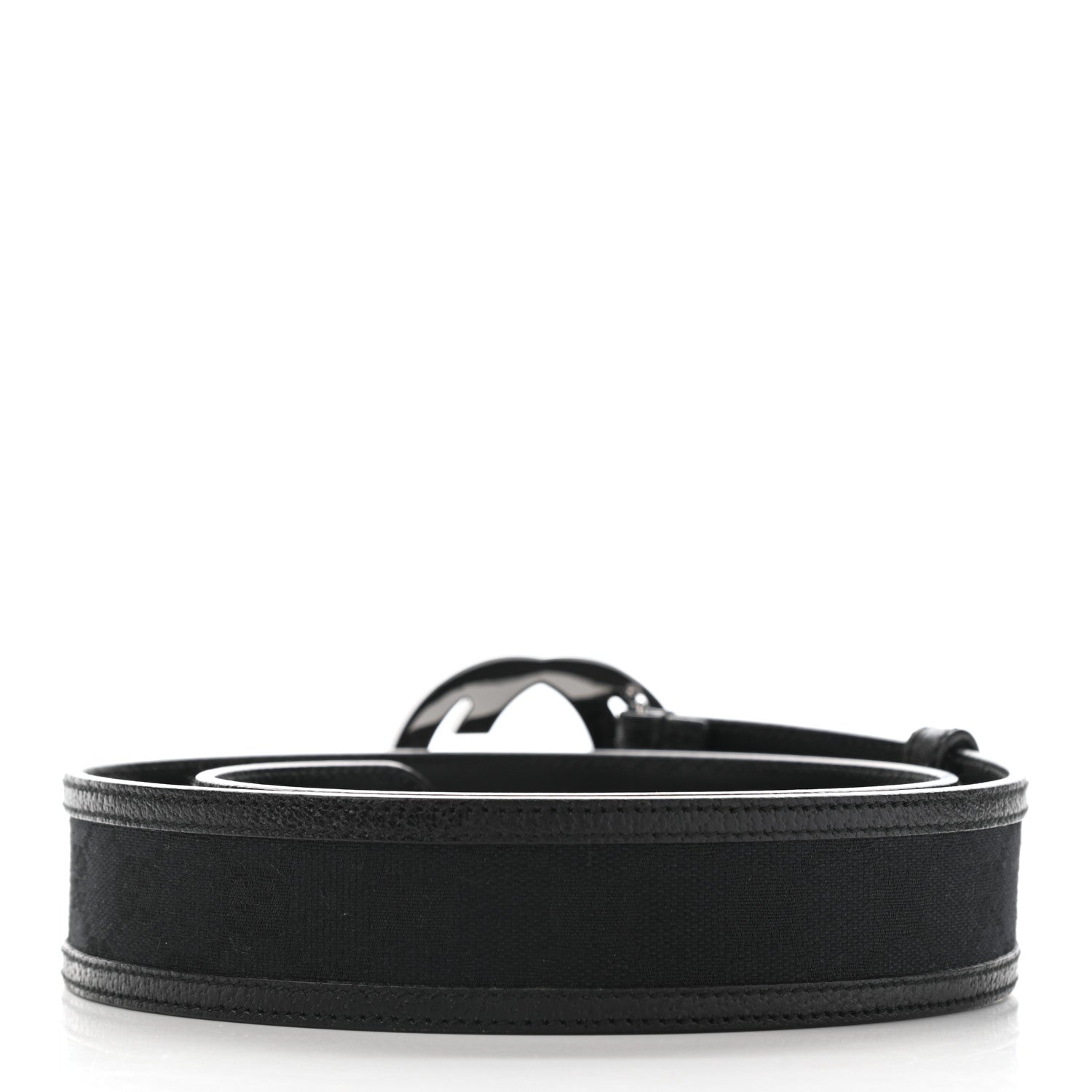Gucci Monogram Interlocking G Belt 85 34 Black 2 of 6