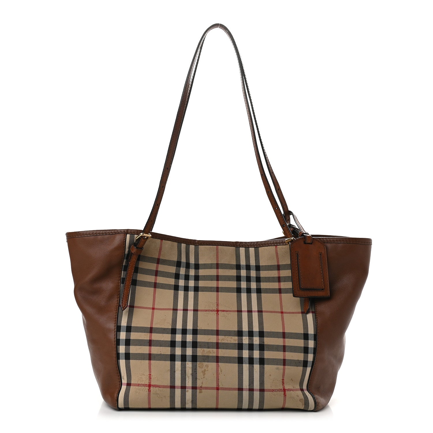 Burberry Horseferry Check Small Canterbury Tote Honey 1 of 13