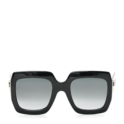 Gucci Acetate Square Frame Sunglasses GG0053S Black 2 of 8