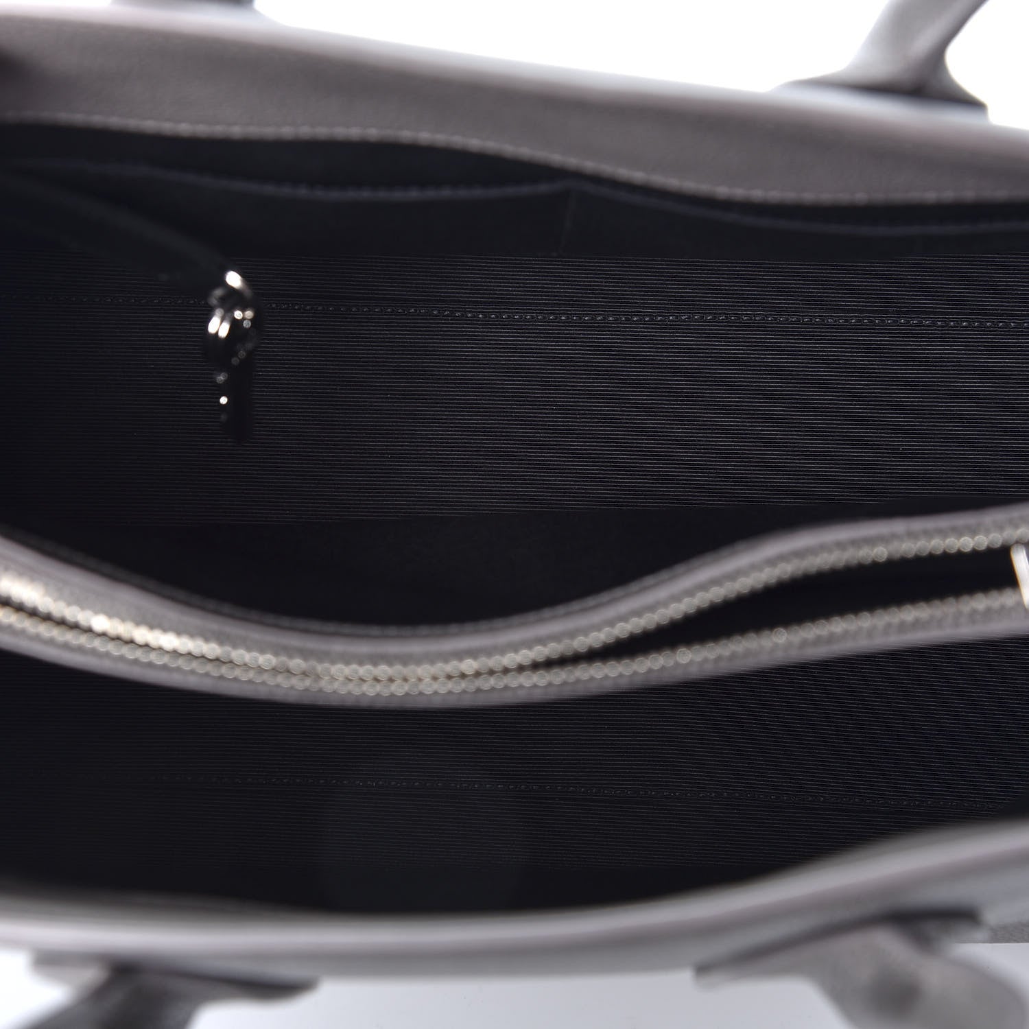 Saint Laurent Grained Calfskin Small Sac De Jour Fog 4 of 9