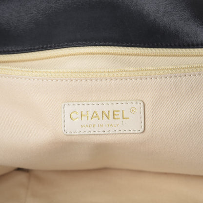 Chanel Iridescent Calfskin Chic Quilt Accordion Flap Bag Black 7 of 9