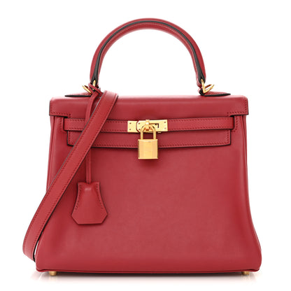 Hermes Swift Kelly Retourne 25 Rouge Grenat 1 of 17