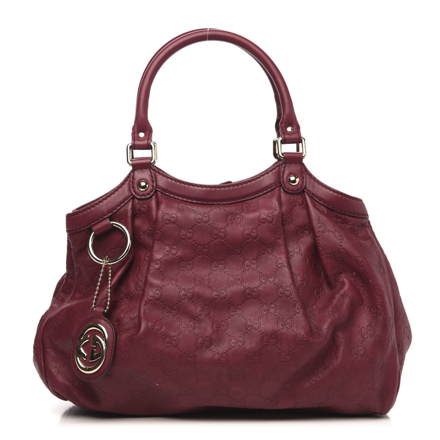 Guccissima Medium Sukey Tote Raspberry Candy