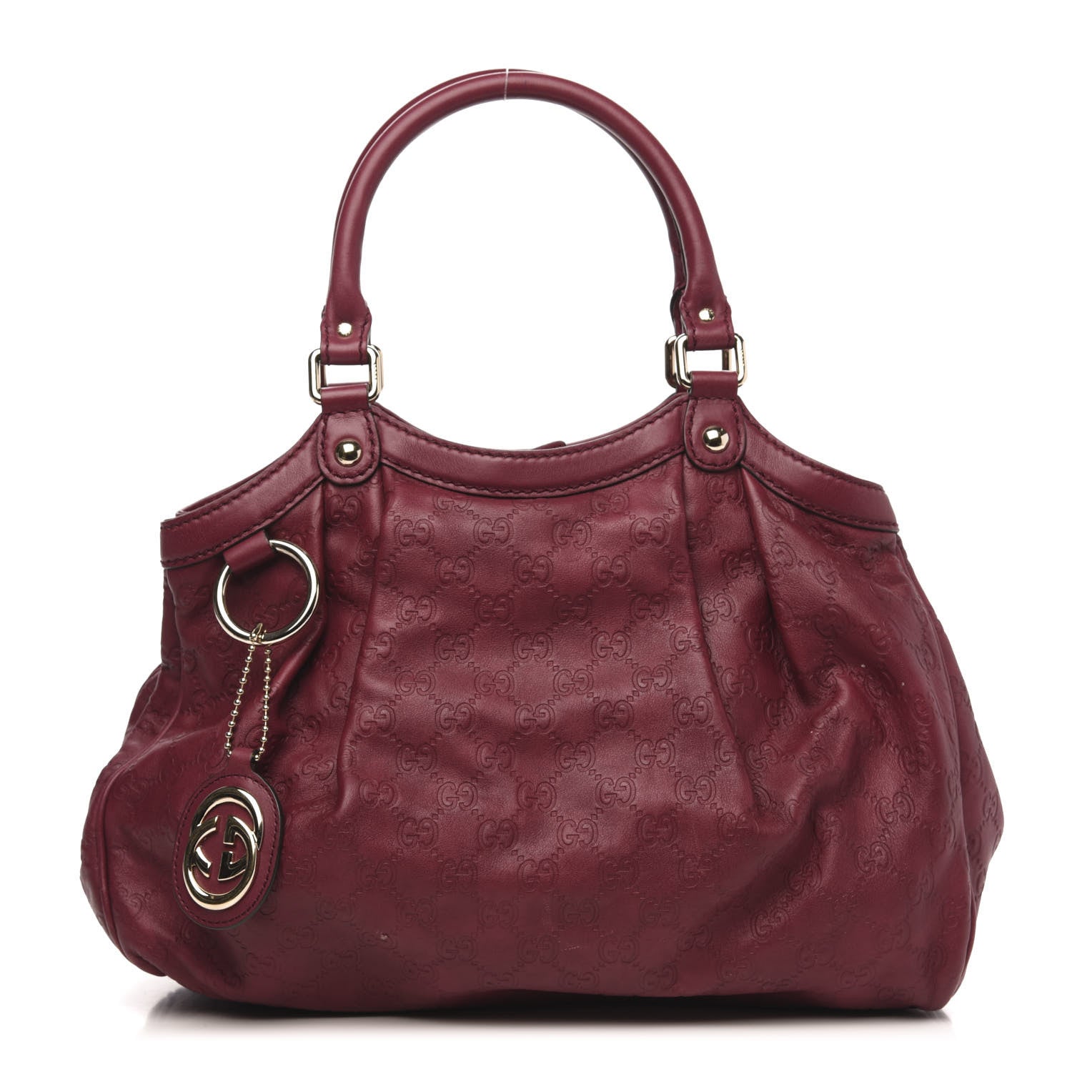 Gucci Guccissima Medium Sukey Tote Raspberry Candy 1 of 14