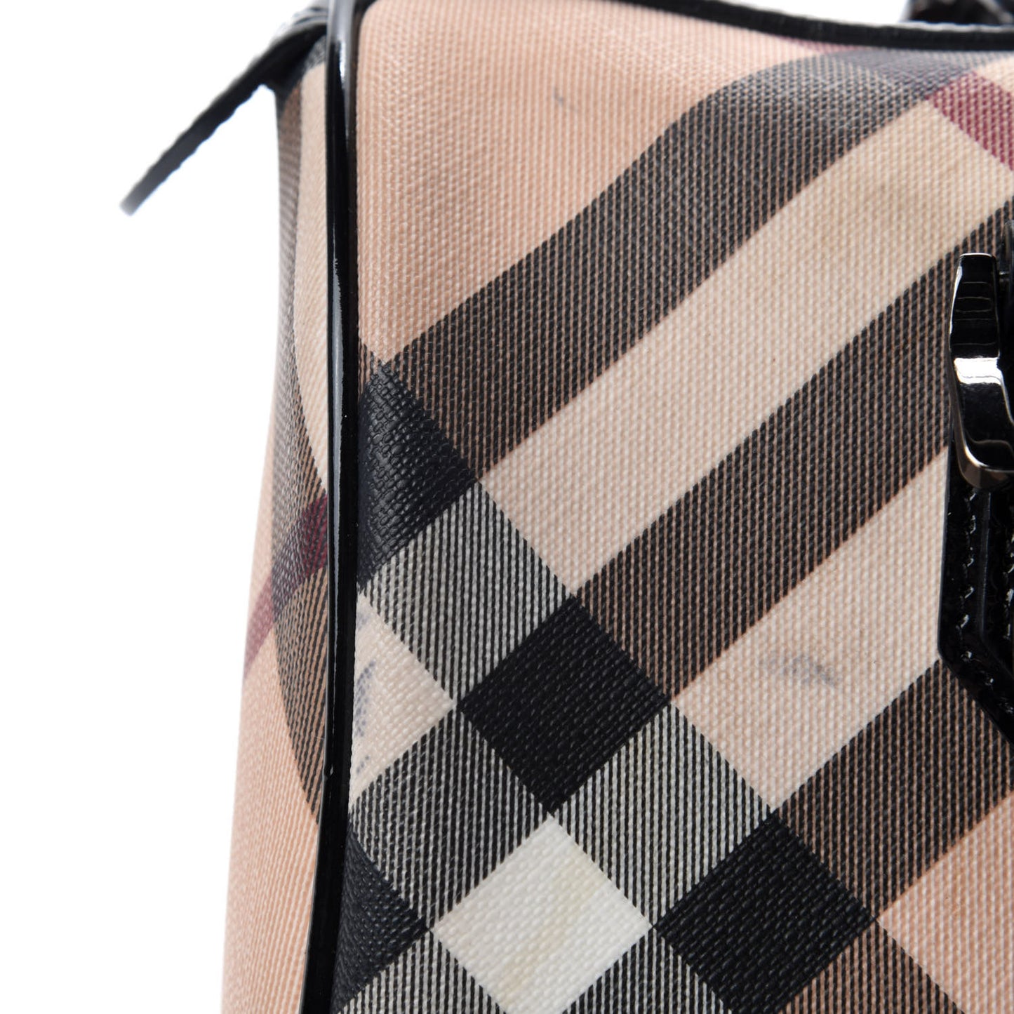 Nova Check Small Chester Bowling Bag Black