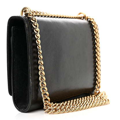 Louis Vuitton Calfskin Chain Louise MM Black 3 of 15