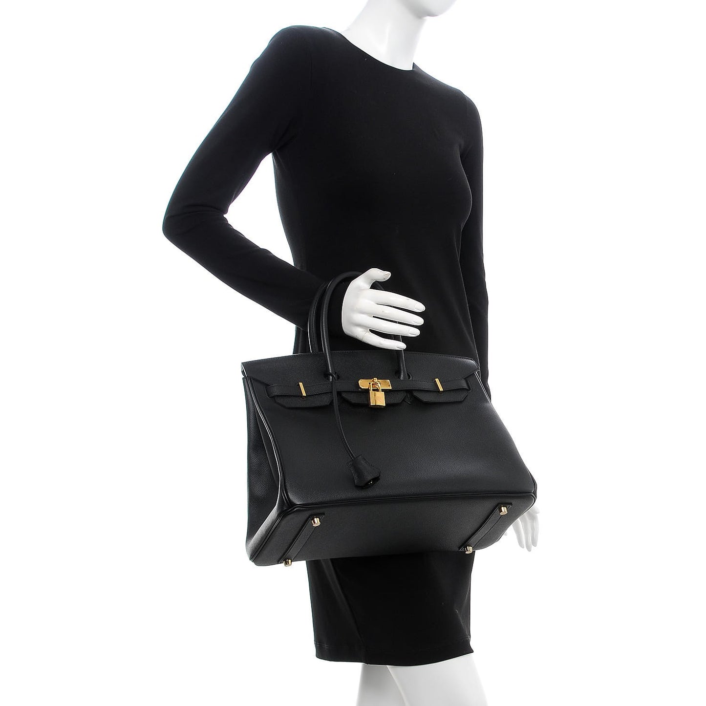 Epsom Birkin 35 Black