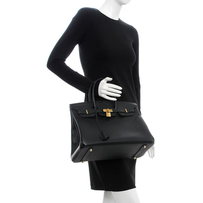 Hermes Epsom Birkin 35 Black 2 of 33