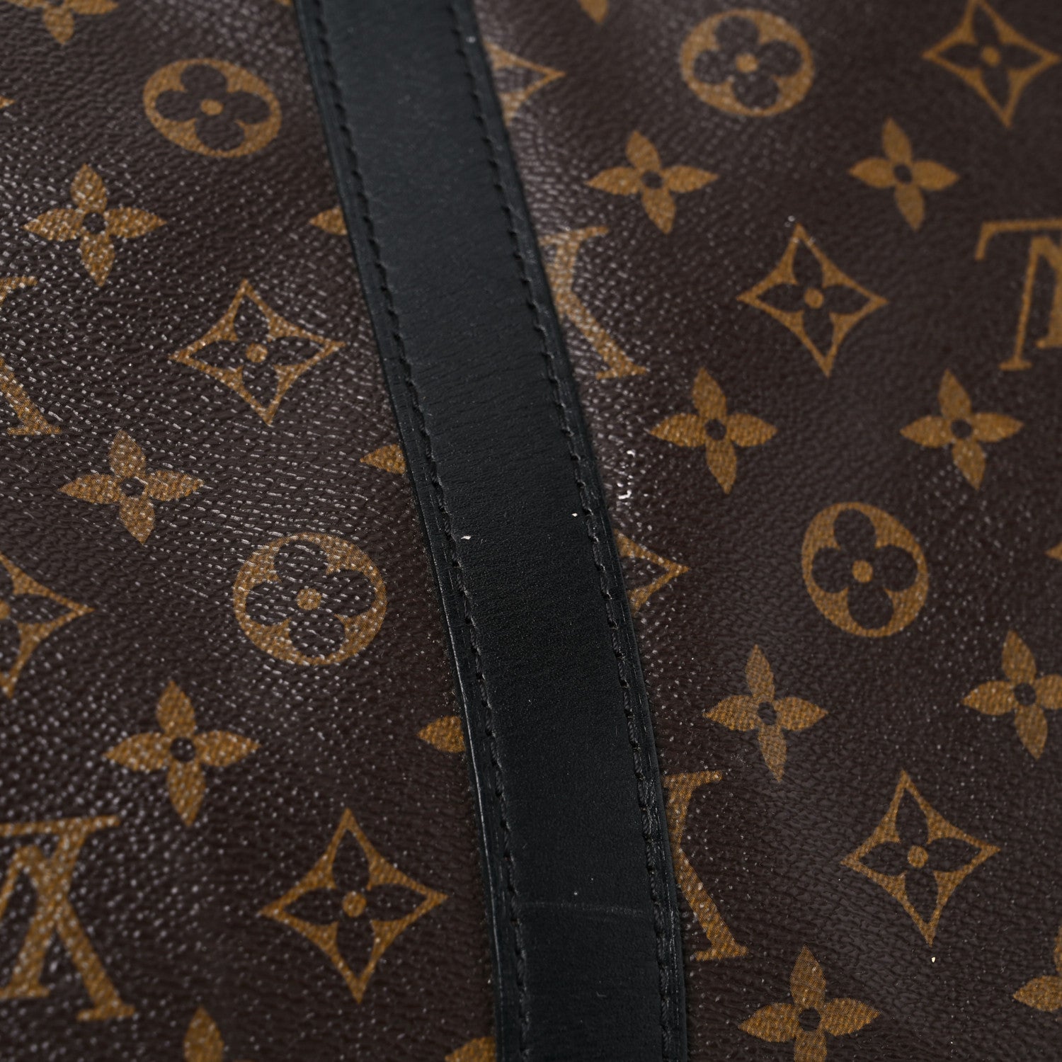 Louis Vuitton Monogram Macassar Keepall Bandouliere 55 21 of 33