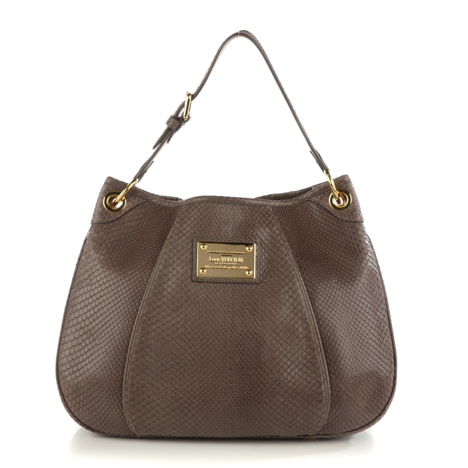Louis Vuitton Python Galliera PM Gris 1 of 7