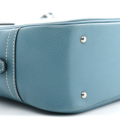 Hermes Epsom Mysore Mini Plume Bleu Jean 9 of 11
