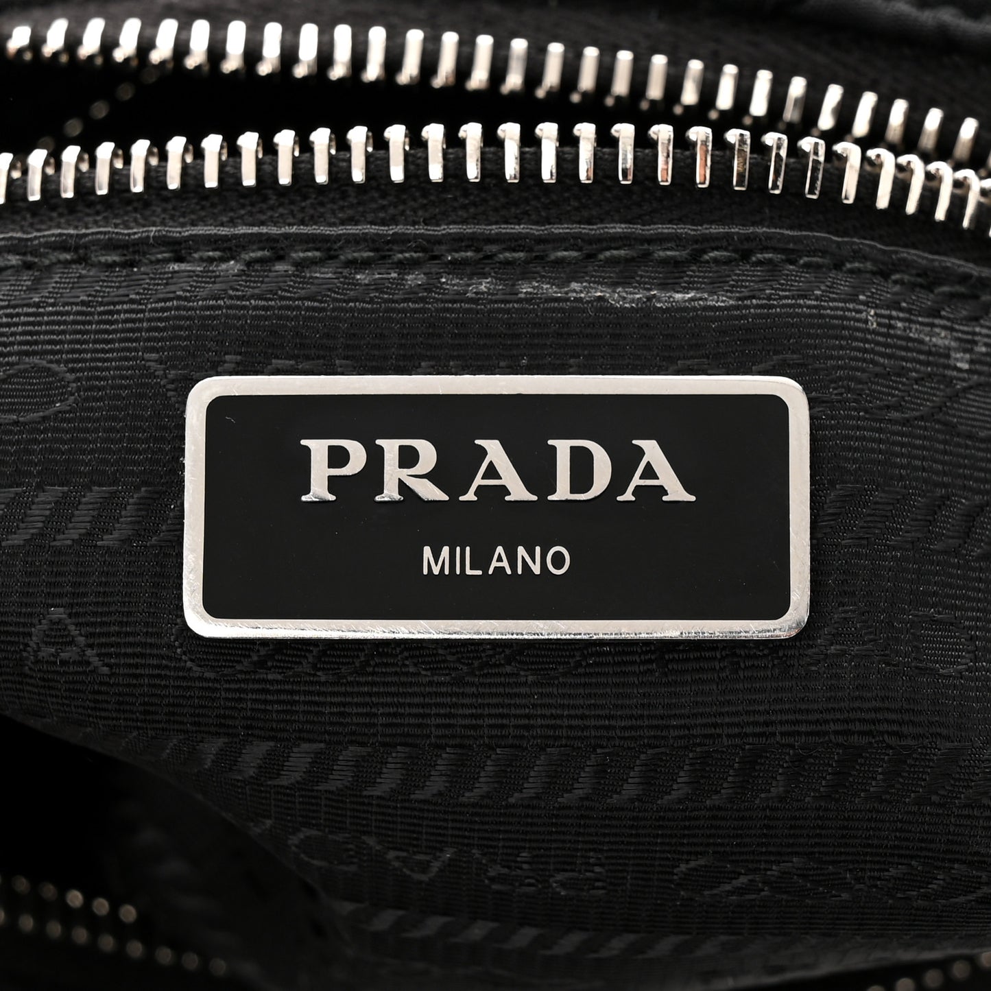 Re-Nylon Triangle Padded Patchwork Shoulder Bag Black