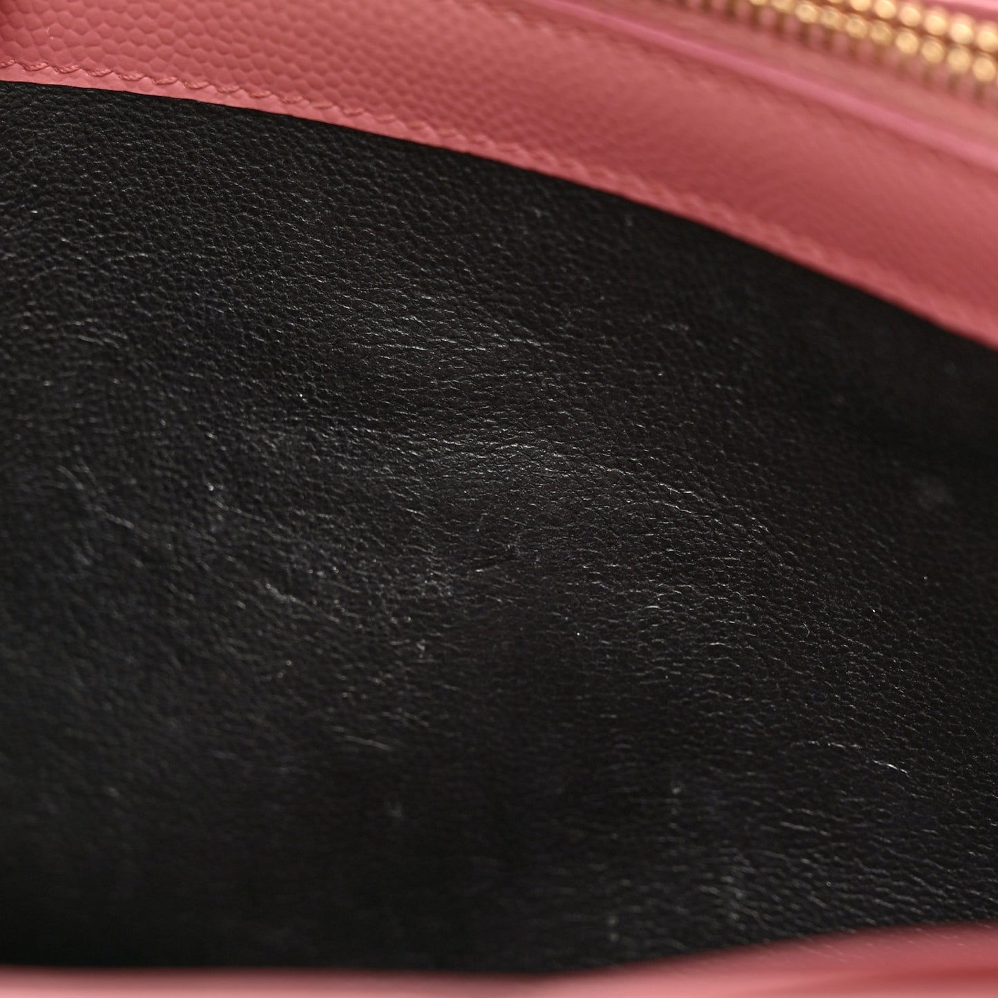 Grain De Poudre Matelasse Chevron Monogram Chain Wallet Tender Pink