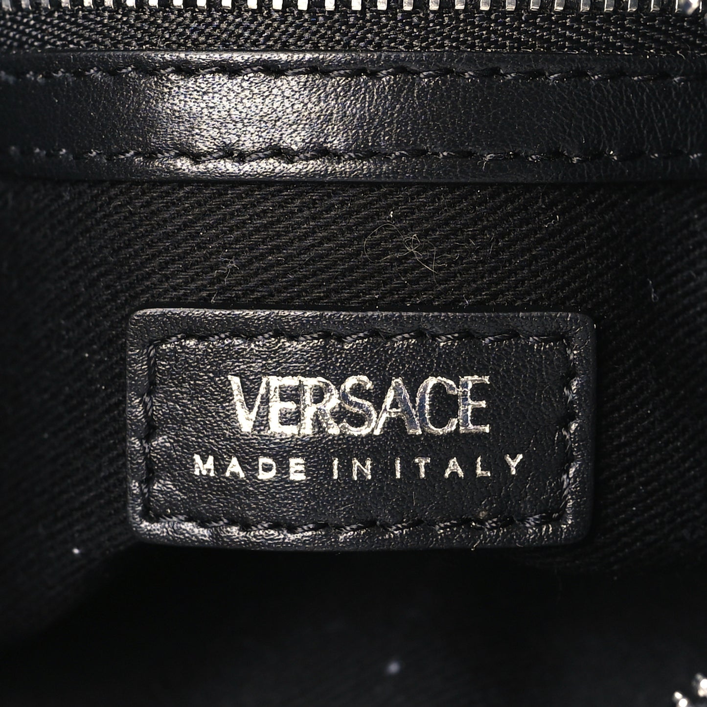 Calfskin Mini Repeat Zip Hobo Black